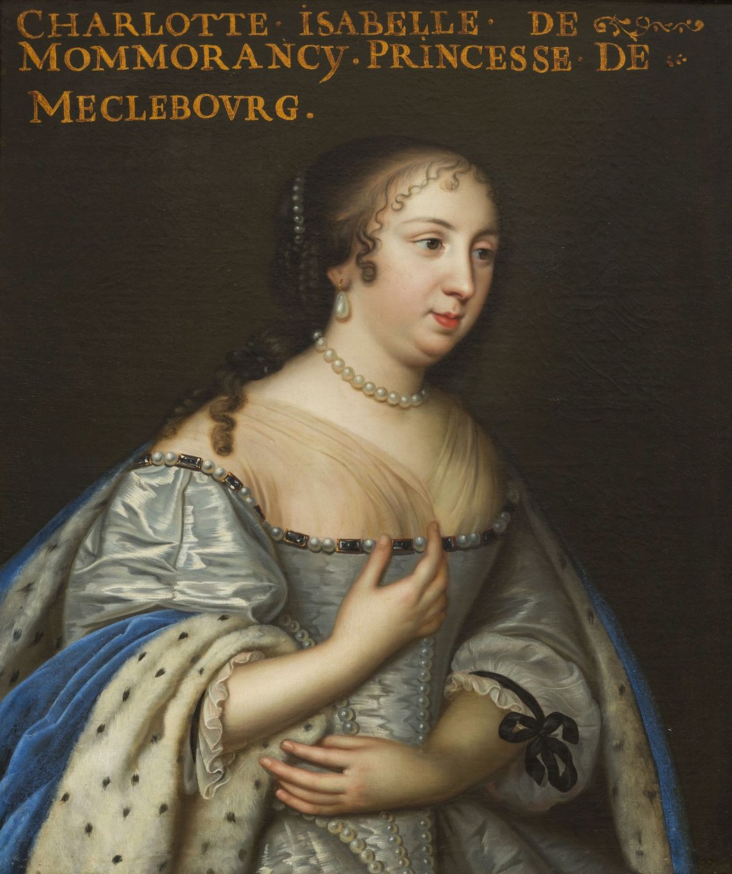 Isabelle Angélique de Montmorency 1627-1695, hertuginde af Mecklenburg-Schwerin, ca 1665. af Unbekannt