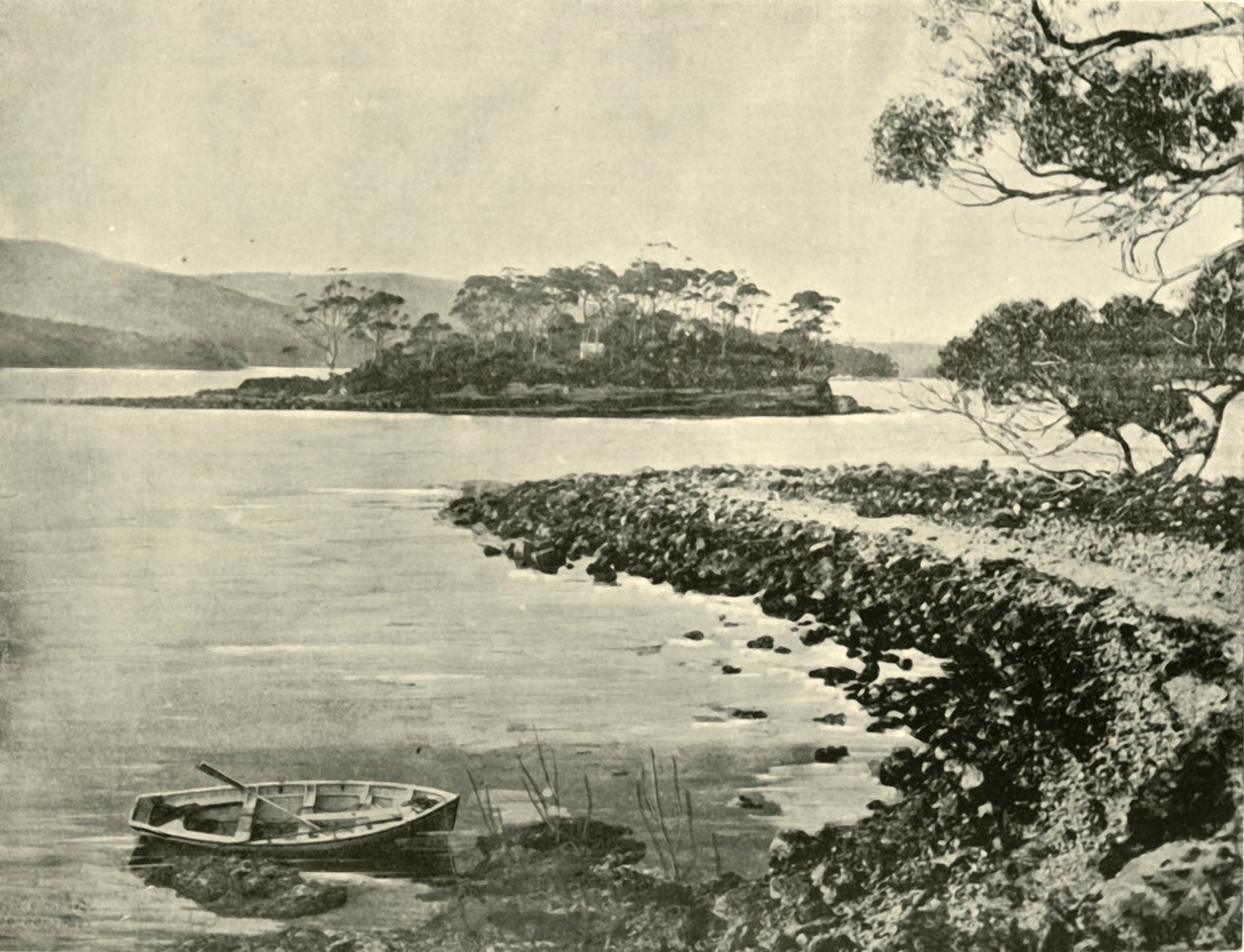 Isle of the Dead, Port Arthur, 1901. af Unbekannt