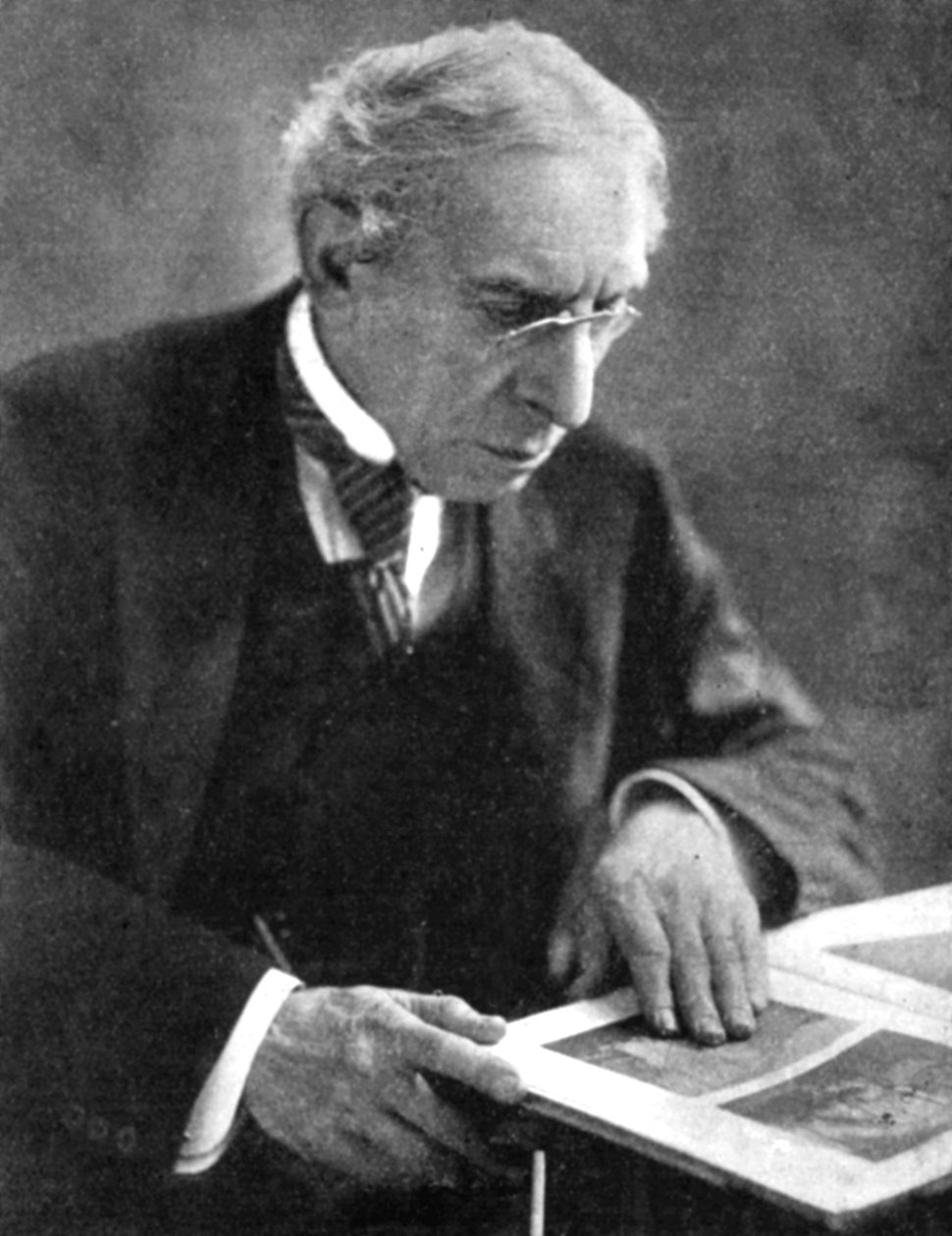 Israel Zangwill 1864-1926, engelskfødt zionist og forfatter, begyndelsen af det 20. århundrede af Unbekannt