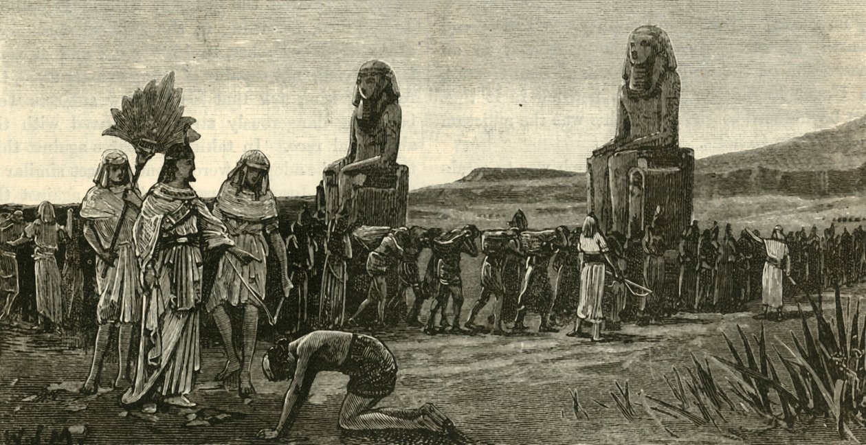 Israeliter og deres opgavemestere, 1890. af Unbekannt