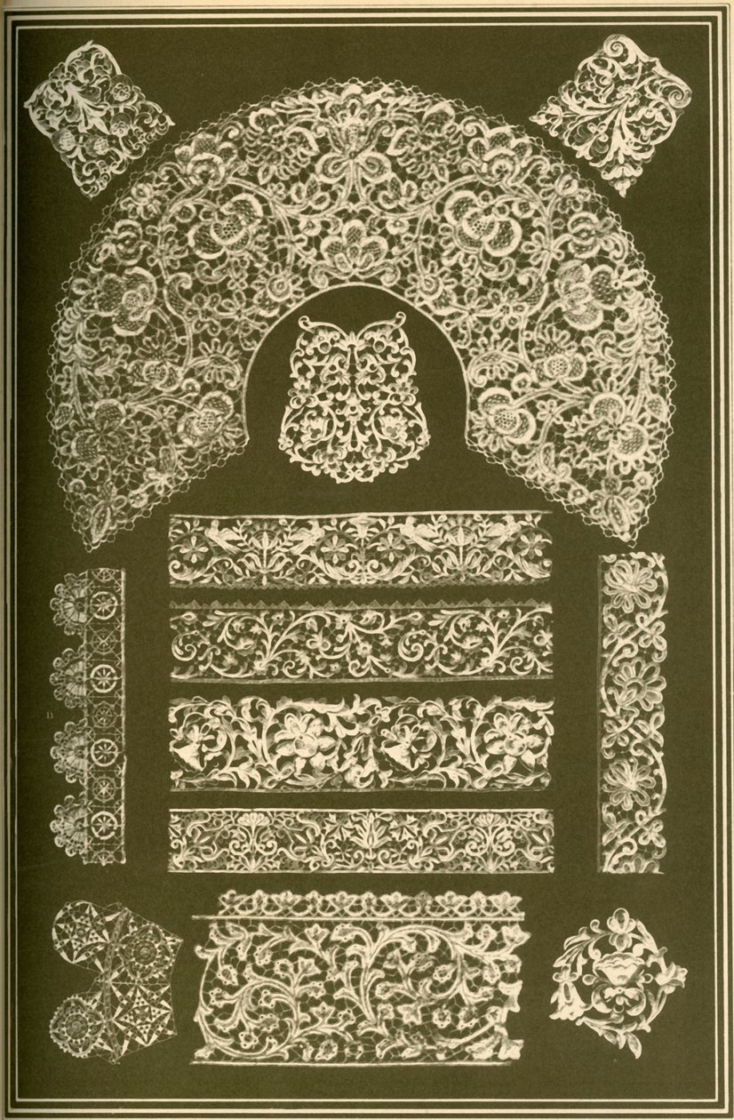 Italienske renæssancekniplinger, 1898. af Unbekannt