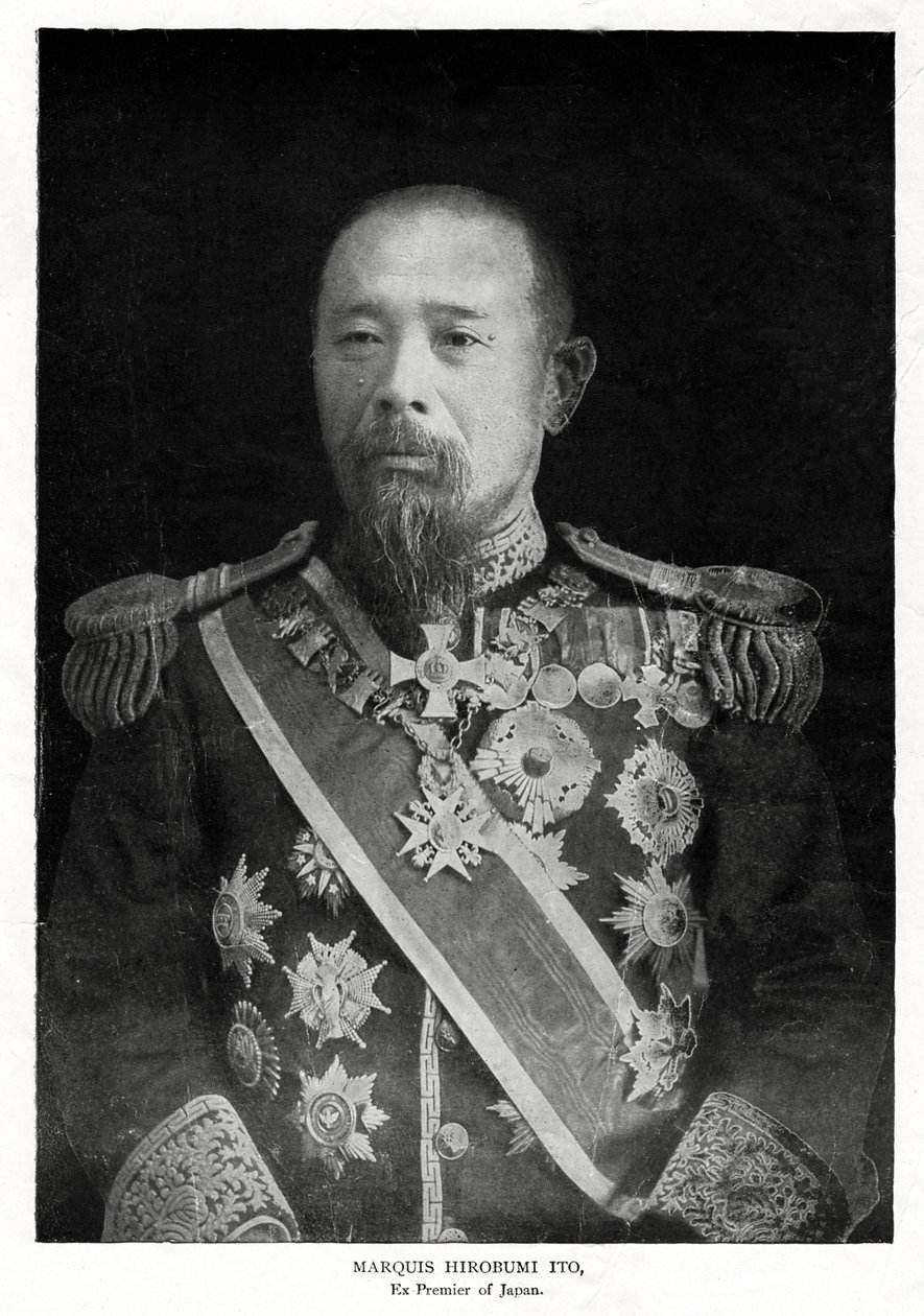 Ito Hirobumi, Japans første premierminister, 1908 af Unbekannt
