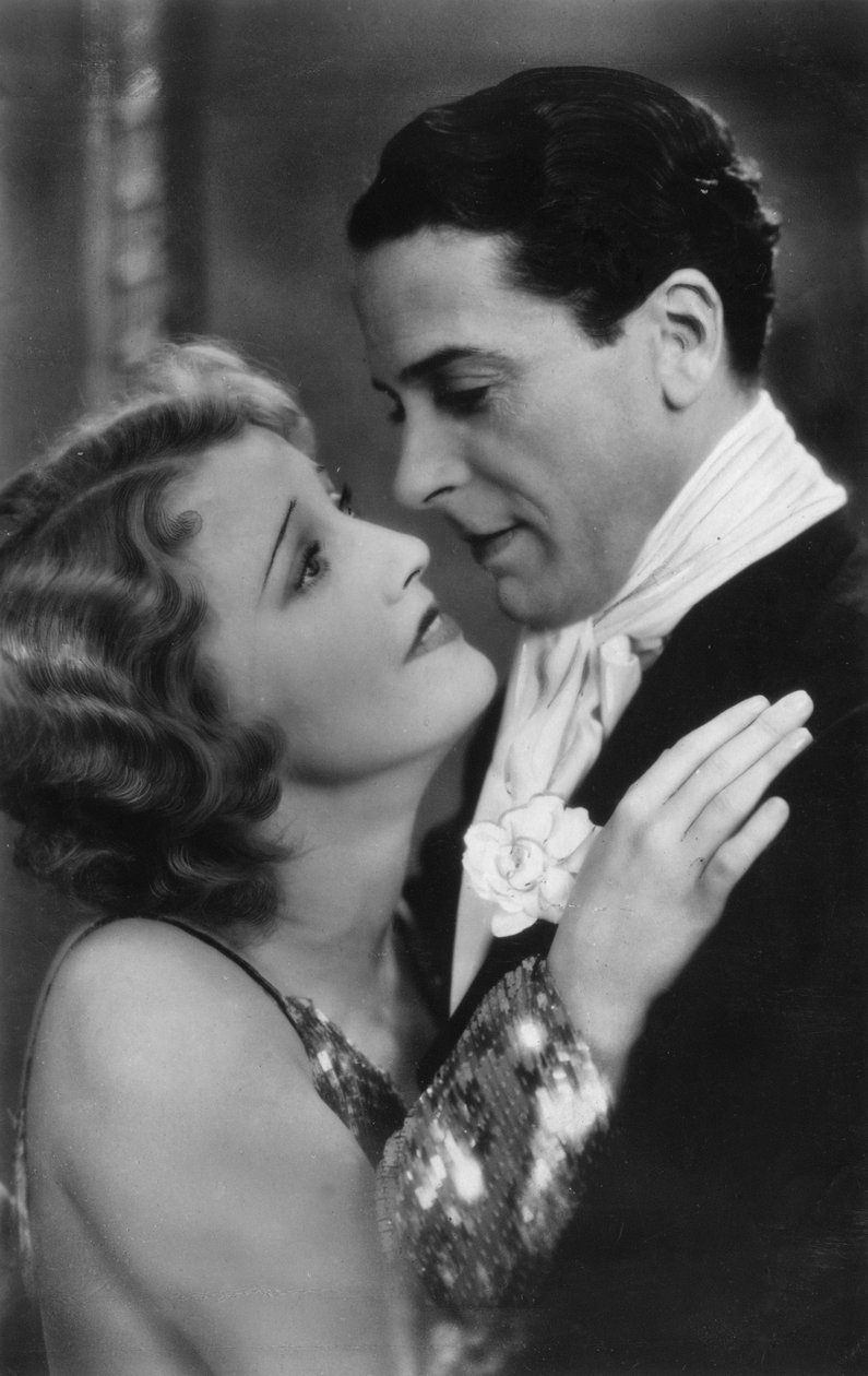 Jack Buchanan 1891-1957 og Jeanette MacDonald 1903-1965, skuespillere, 20. århundrede af Unbekannt