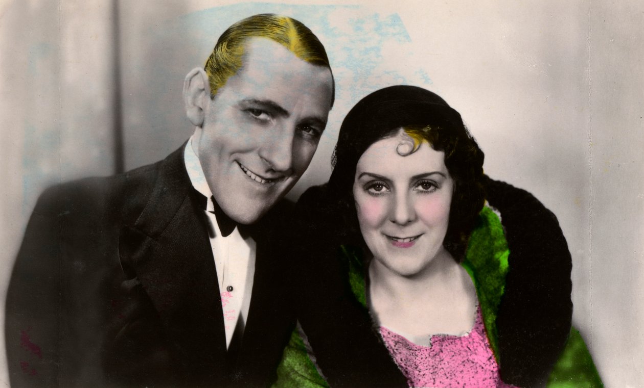 Jack Hulbert 1892-1978 og hans kone Cicely Courtneidge 1893-1980, engelske skuespillere, 20. århundrede af Unbekannt