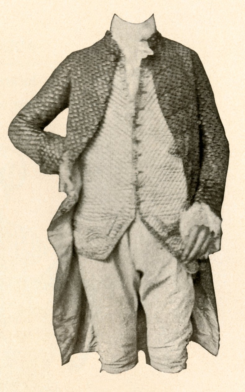 Jakke og vest båret af Robert Livingston fra Clermont Manor, New York, c1720, 1937. af Unbekannt