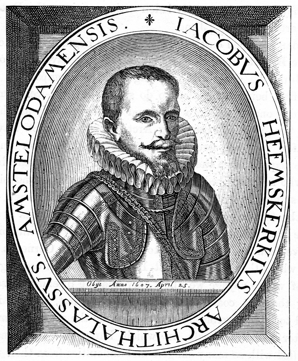 Jacob van Heemskerk, hollandsk flådeofficer og opdagelsesrejsende, c1595 af Unbekannt
