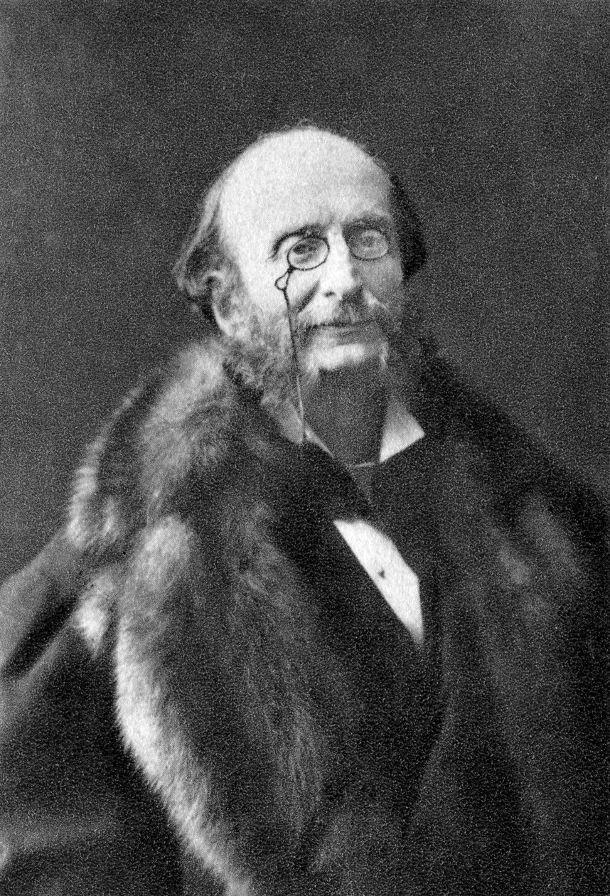 Jacques Offenbach, tyskfødt fransk komponist, 1878 af Unbekannt