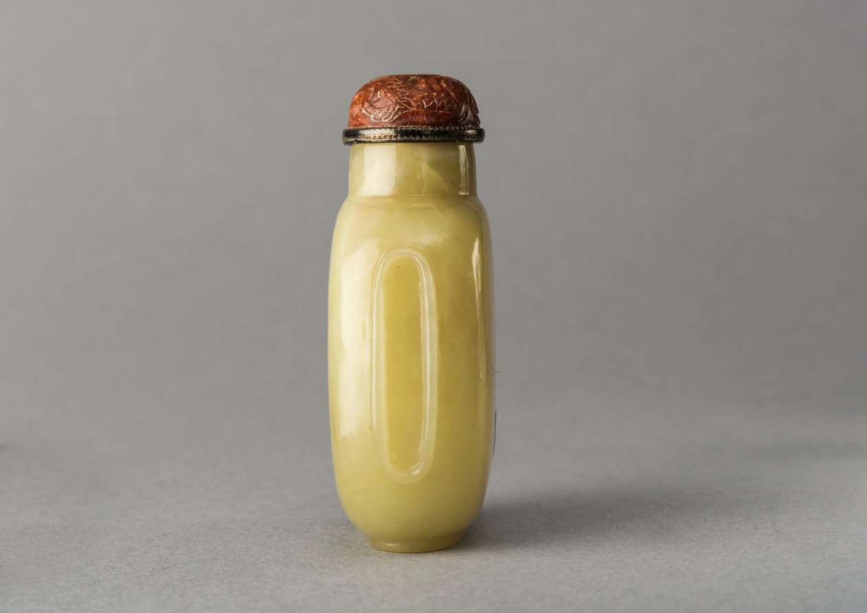 Jade snusflaske, Kina, Qing-dynastiet, 1644-1911. af Unbekannt