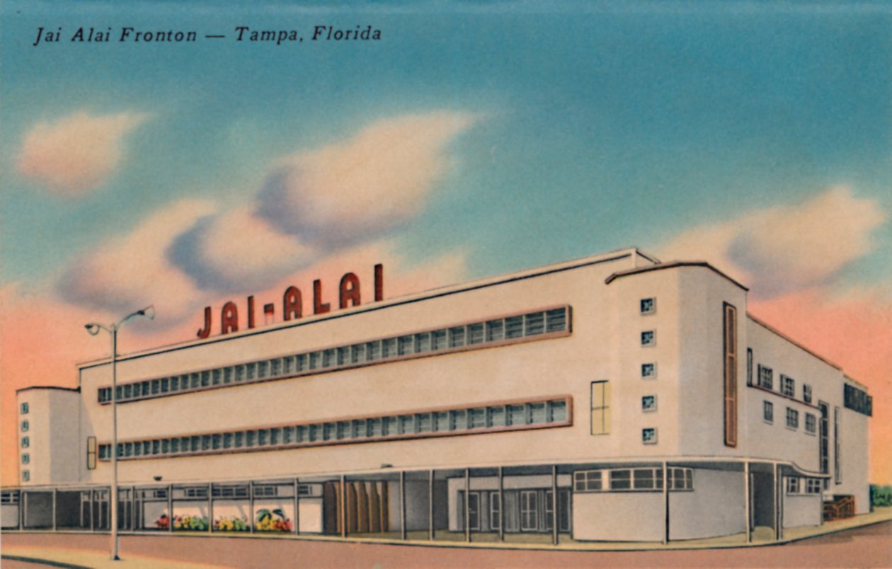 Jai Alai Fronton - Tampa, Florida, c1940