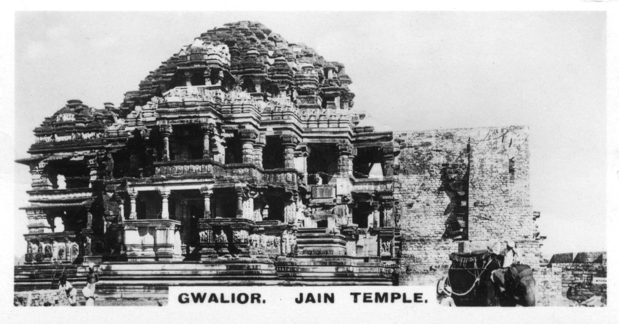 Jain-templet, Gwalior, Indien, c1925 af Unbekannt