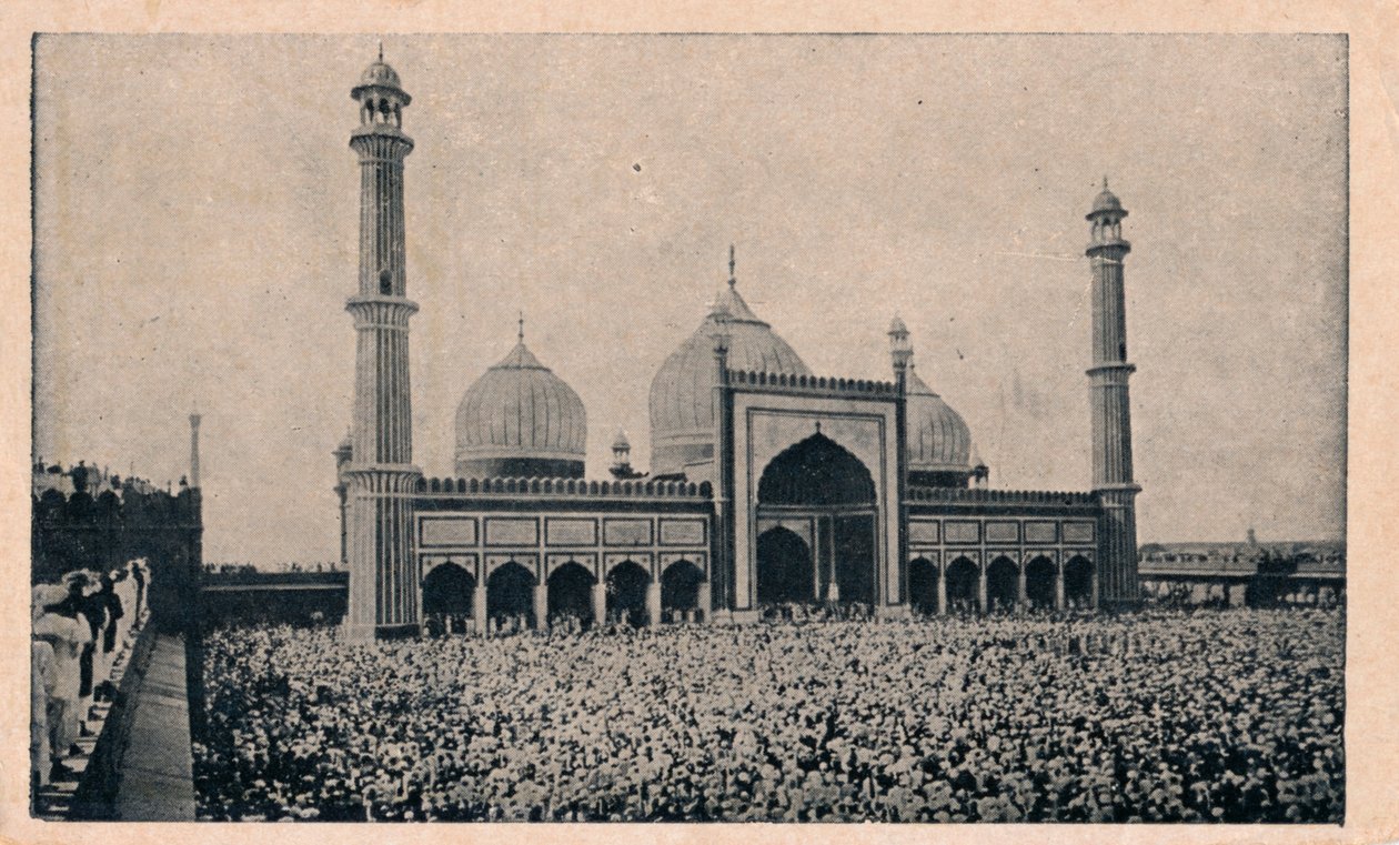 Jama Masjid, Delhi, c1900 af Unbekannt