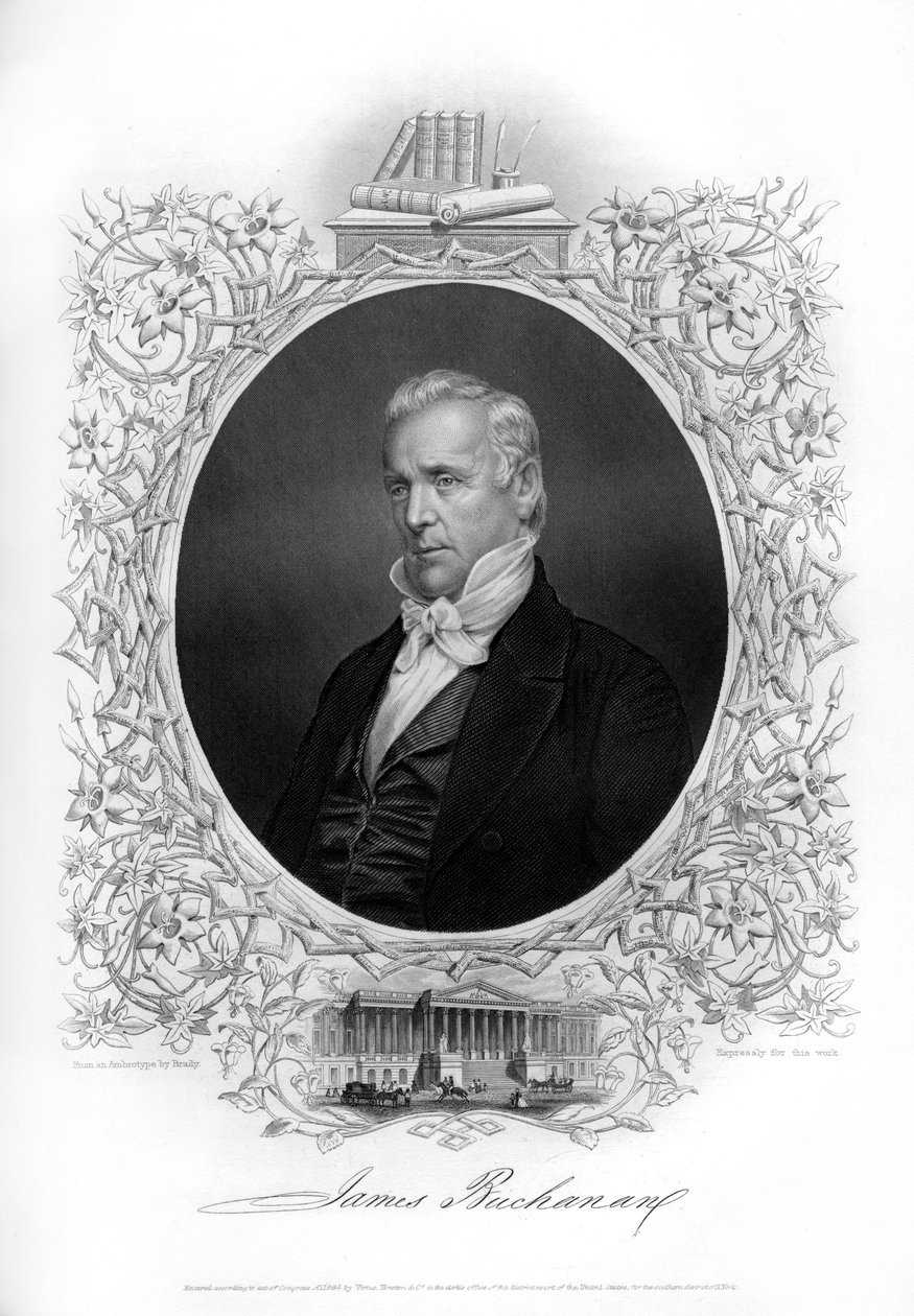 James Buchanan, 15. præsident for USA, 1862-1867 af Unbekannt