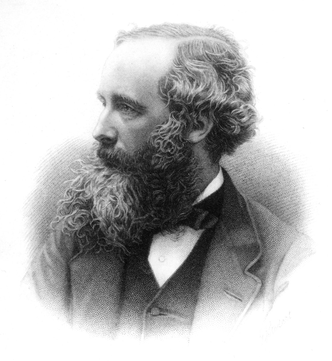 James Clerk Maxwell 1831-1879, skotsk teoretisk fysiker, 1882 af Unbekannt