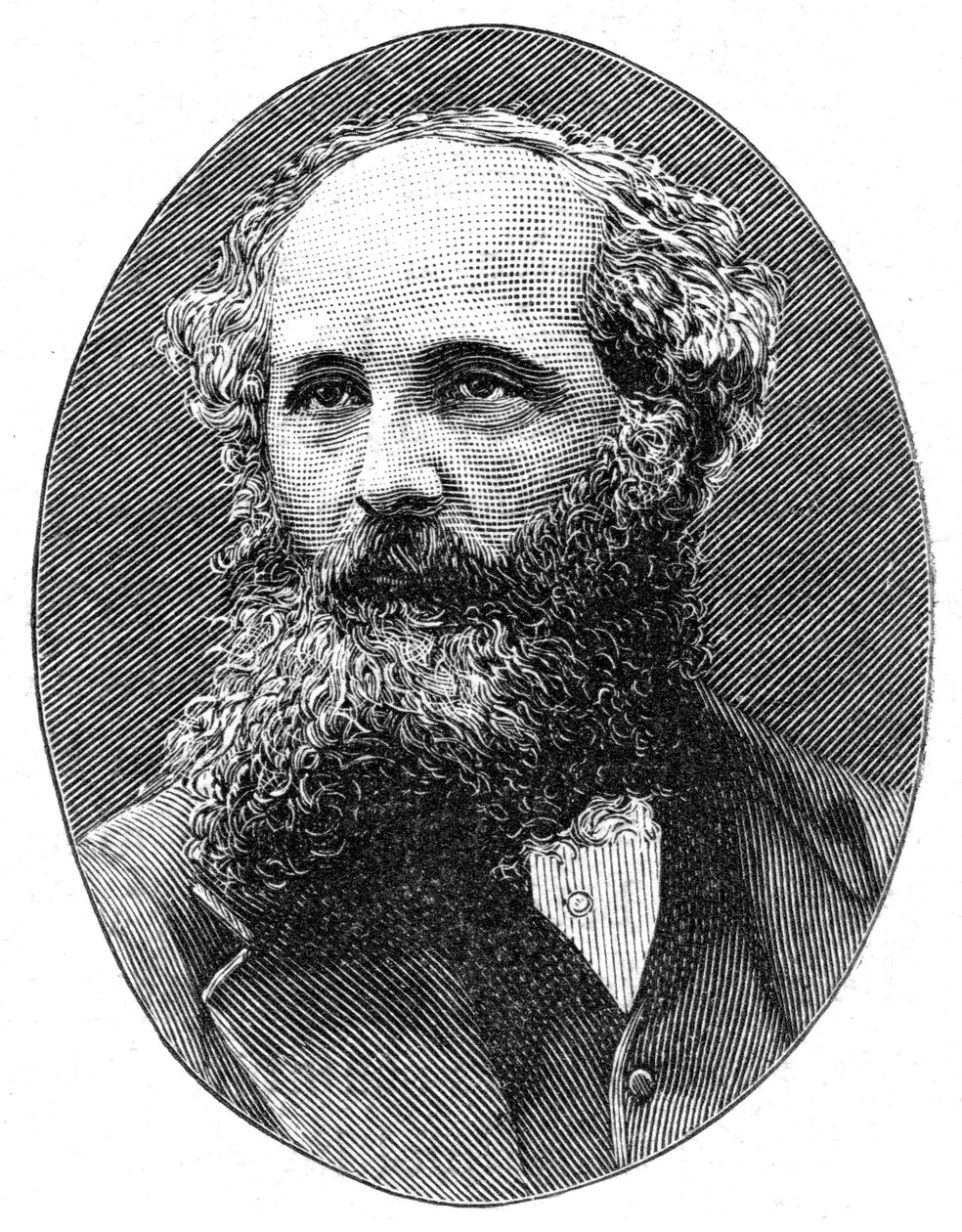 James Clerk Maxwell 1831-1879, skotsk teoretisk fysiker, [1896] af Unbekannt