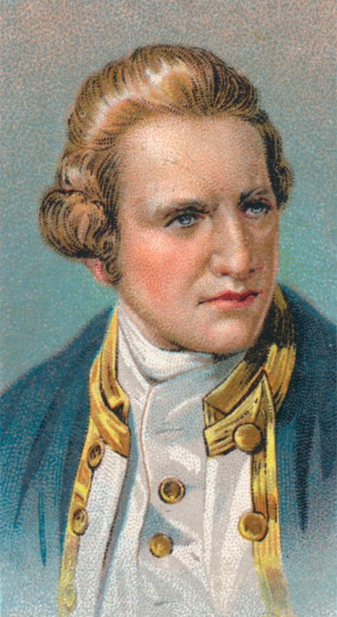 James Cook, engelsk opdagelsesrejsende, navigatør og hydrograf, 1775-1776, 1924 af Unbekannt