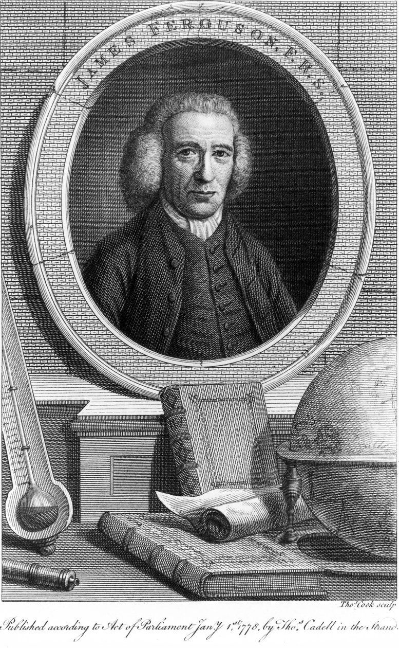 James Ferguson, skotsk astronom, ca. 1760