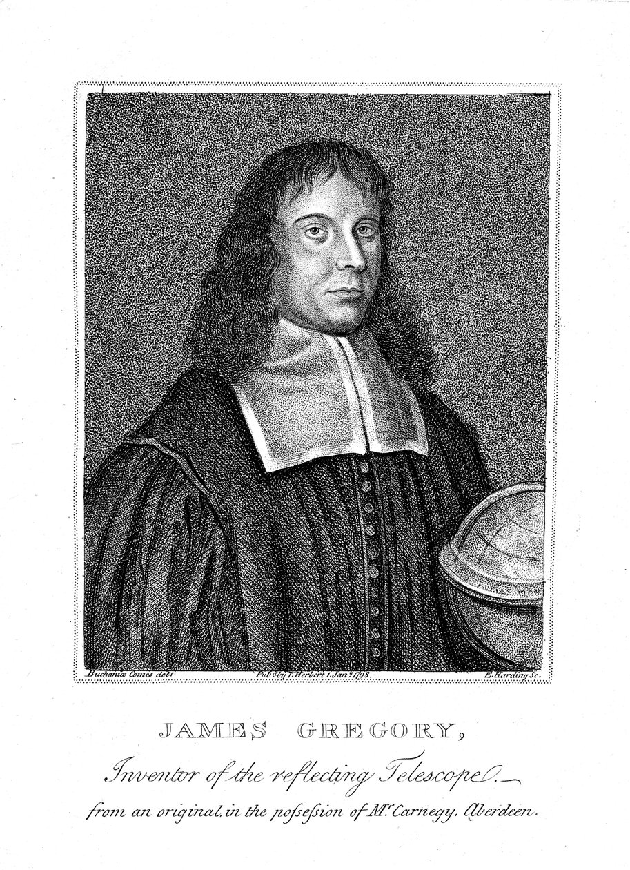 James Gregory, skotsk matematiker og astronom fra det 17. århundrede af Unbekannt