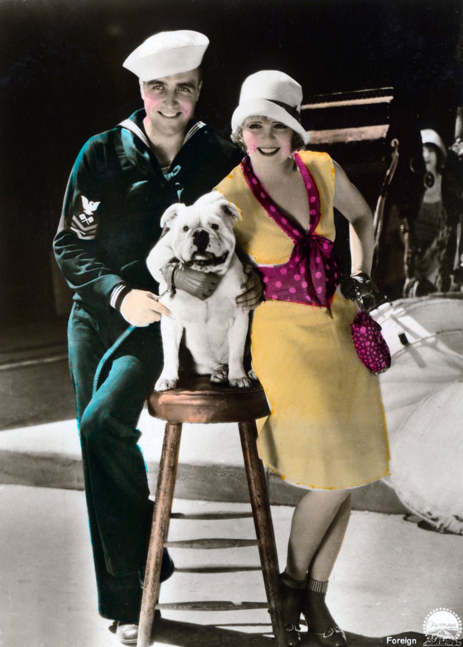 James Hall 1900-1940 og Clara Bow 1905-1965, amerikanske skuespillere, 20. århundrede af Unbekannt