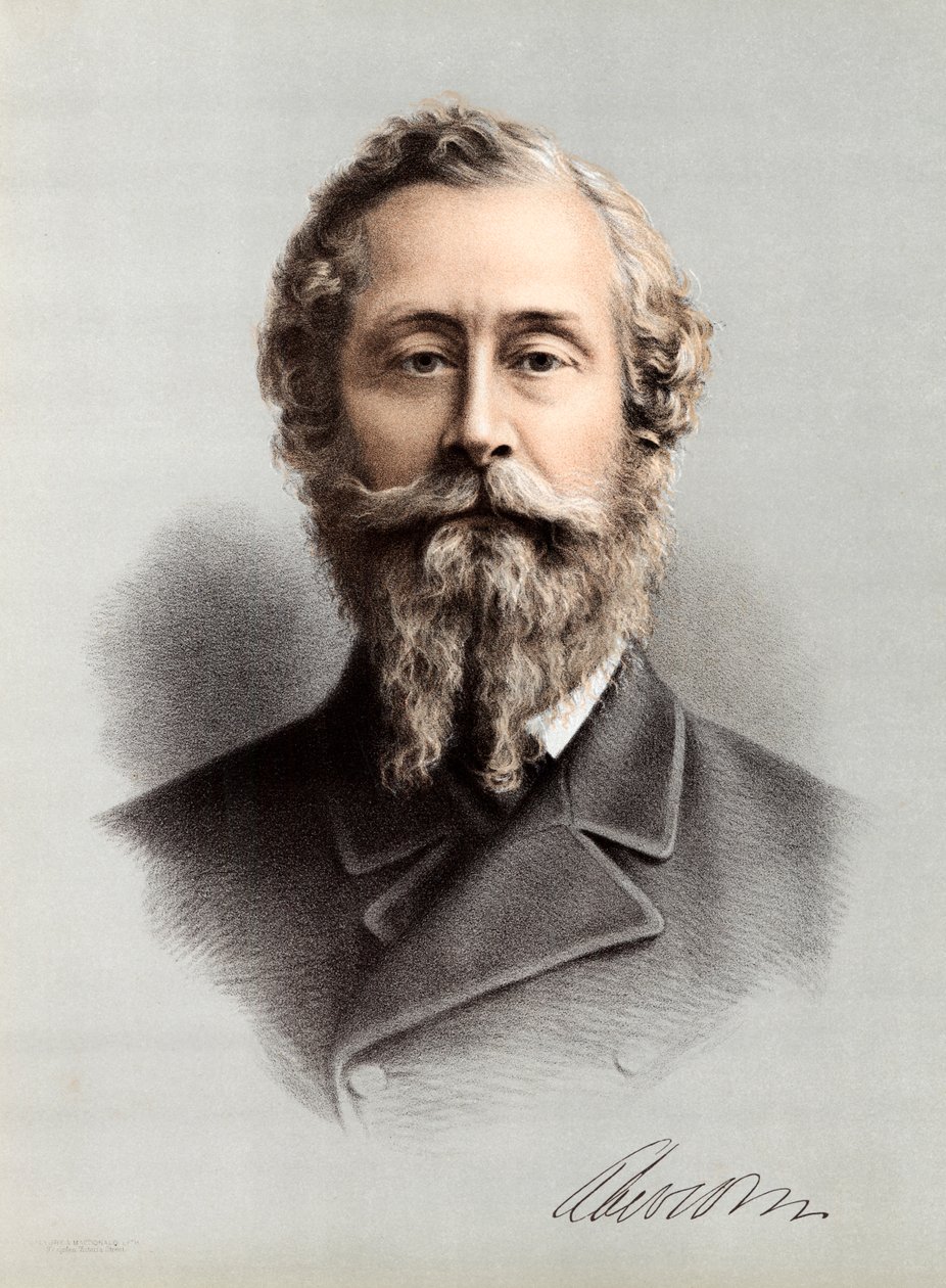 James Hamilton, 1. hertug af Abercorn 1811-1885, britisk hofmand og statsmand, c1880 af Unbekannt