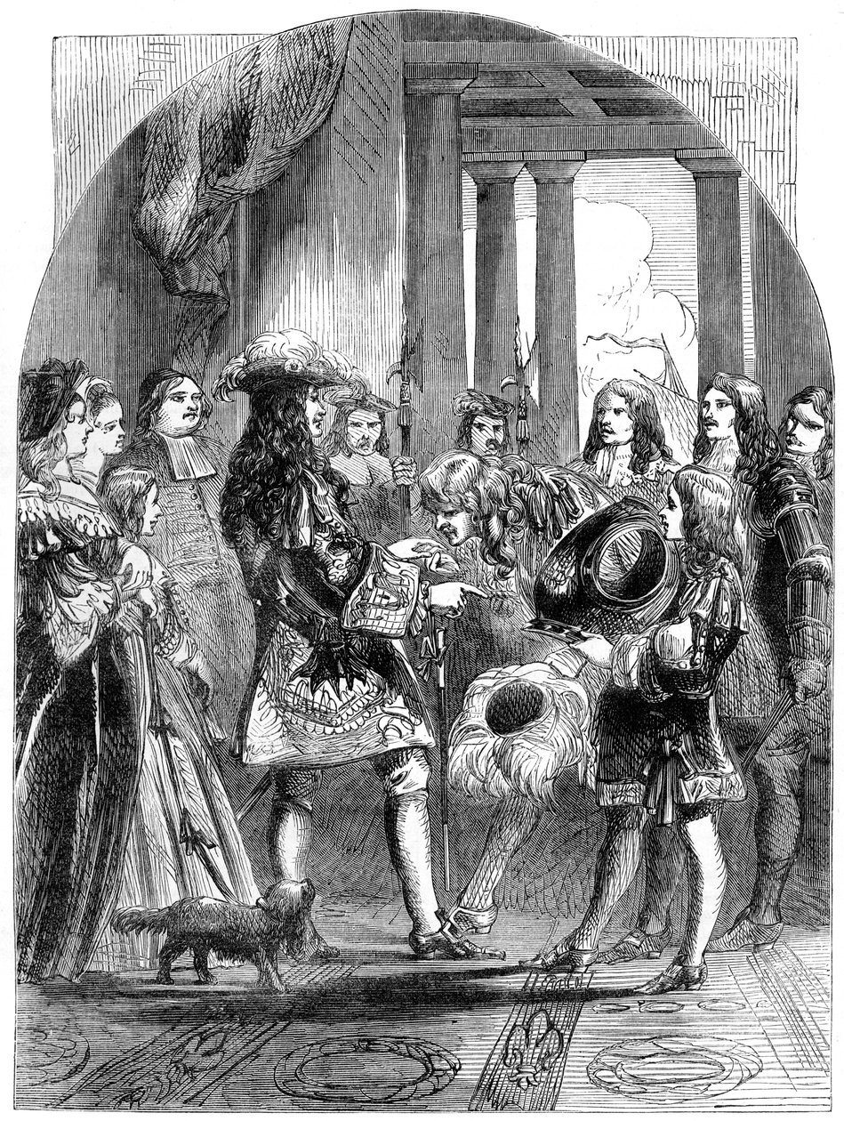 Jakob II tager afsked med Ludvig XIV, 1680