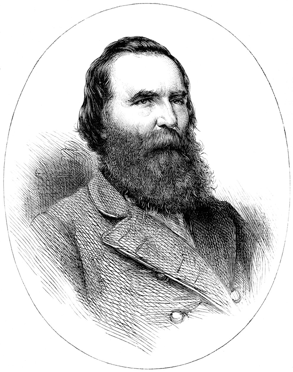 James Longstreet, konfødereret general fra den amerikanske borgerkrig, c1880 af Unbekannt