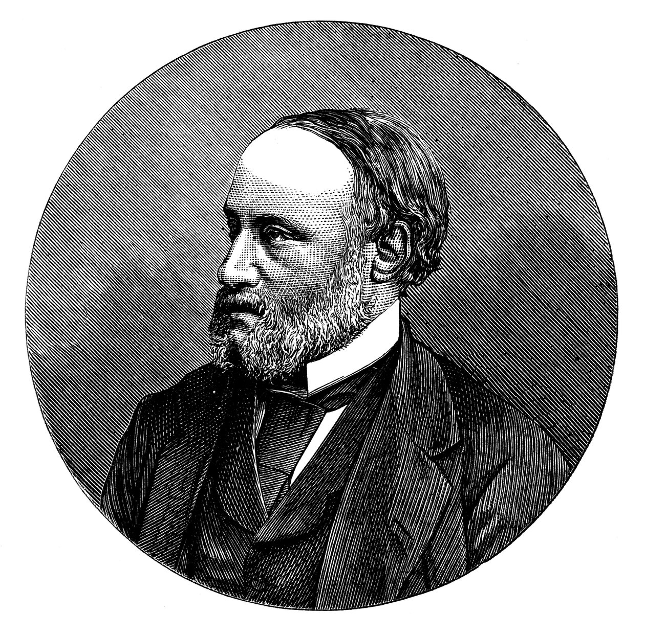 James Prescott Joule, engelsk fysiker, 1876 af Unbekannt