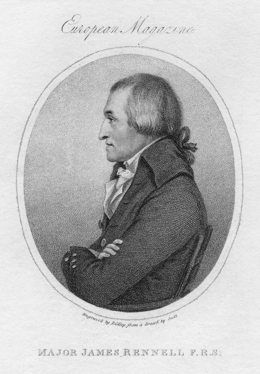 James Rennell, britisk geograf, 1802 af Unbekannt