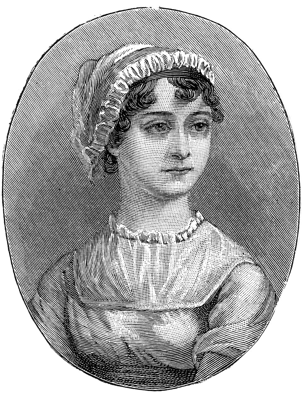 Jane Austen 1775-1817, engelsk forfatter af Unbekannt