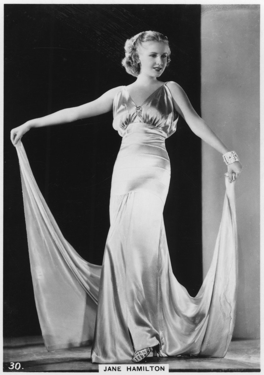 Jane Hamilton, amerikansk filmskuespillerinde, c1938 af Unbekannt