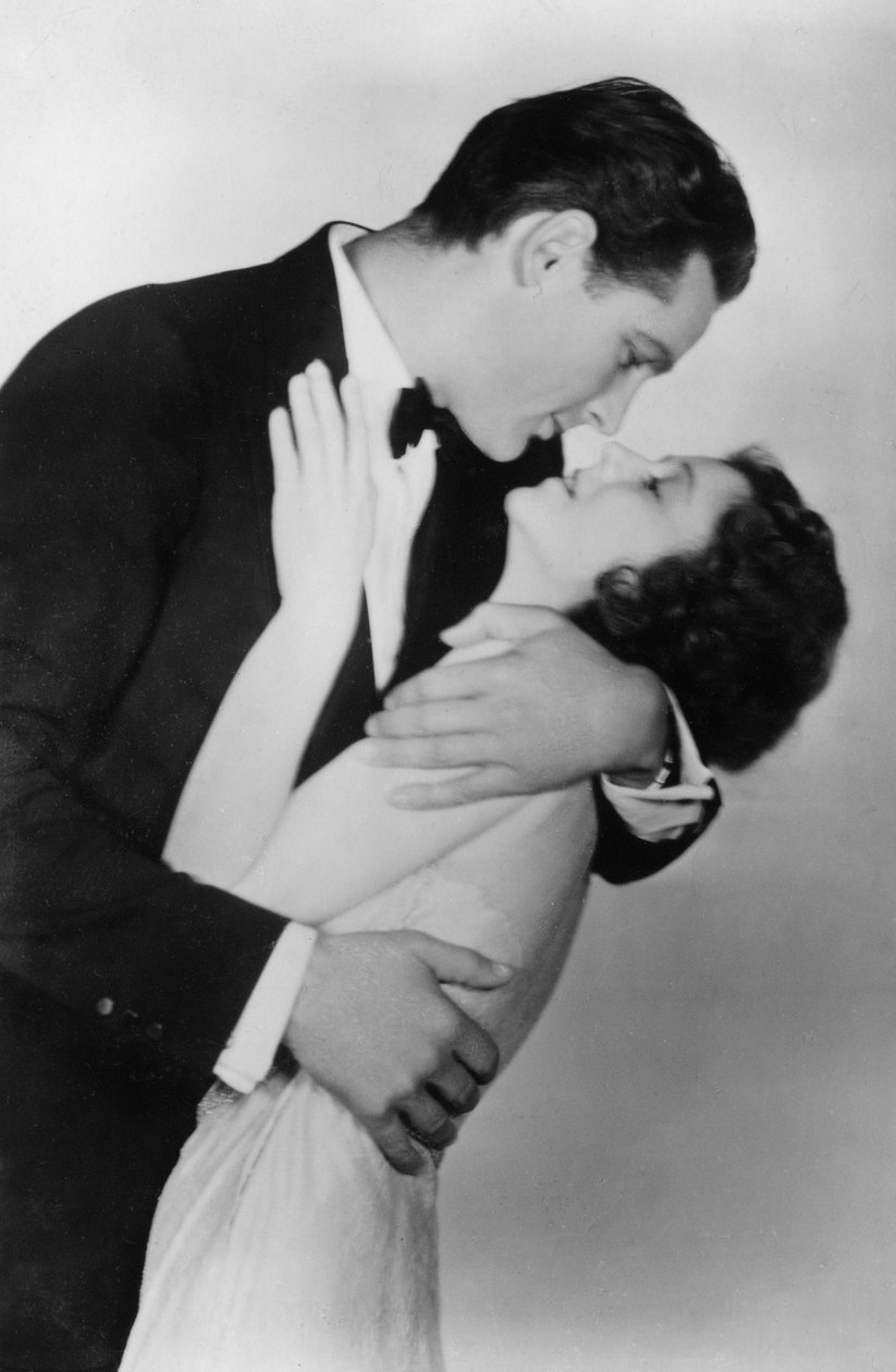 Janet Gaynor 1906-1984 og Charles Farrell 1901-1990, amerikanske skuespillere, 20. århundrede af Unbekannt