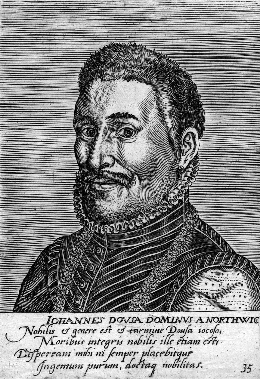 Janus Dousa 1545-1604, hollandsk statsmand, historiker, digter og filolog af Unbekannt