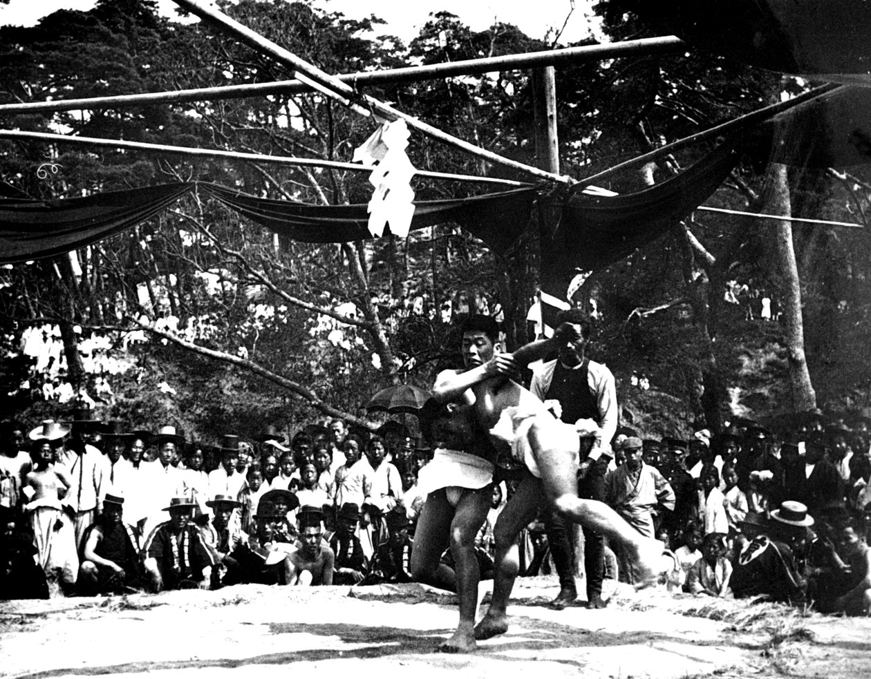 Japansk sumobrydning, Korea, 1900 af Unbekannt