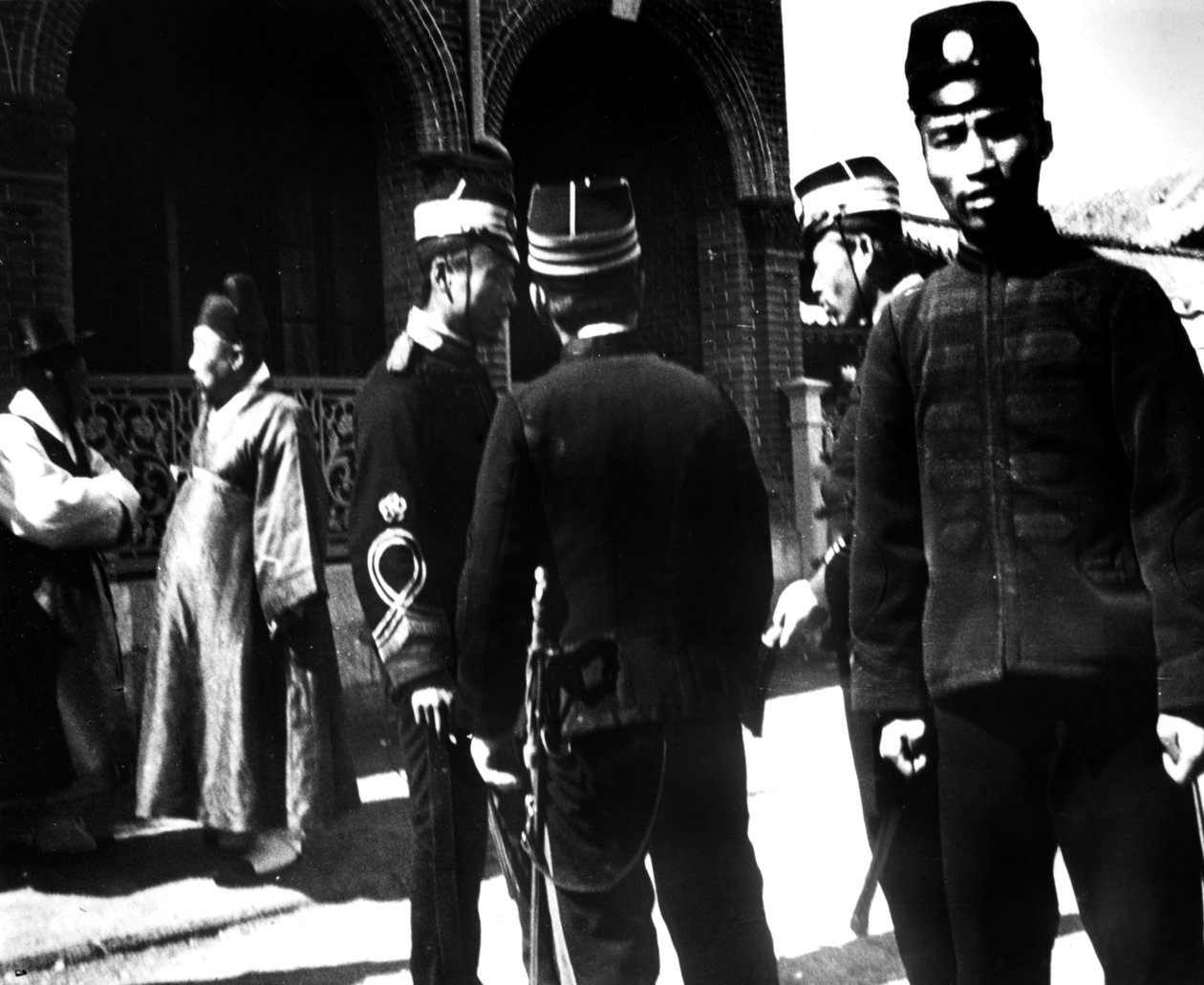 Japanske tropper, Korea, 1900 af Unbekannt