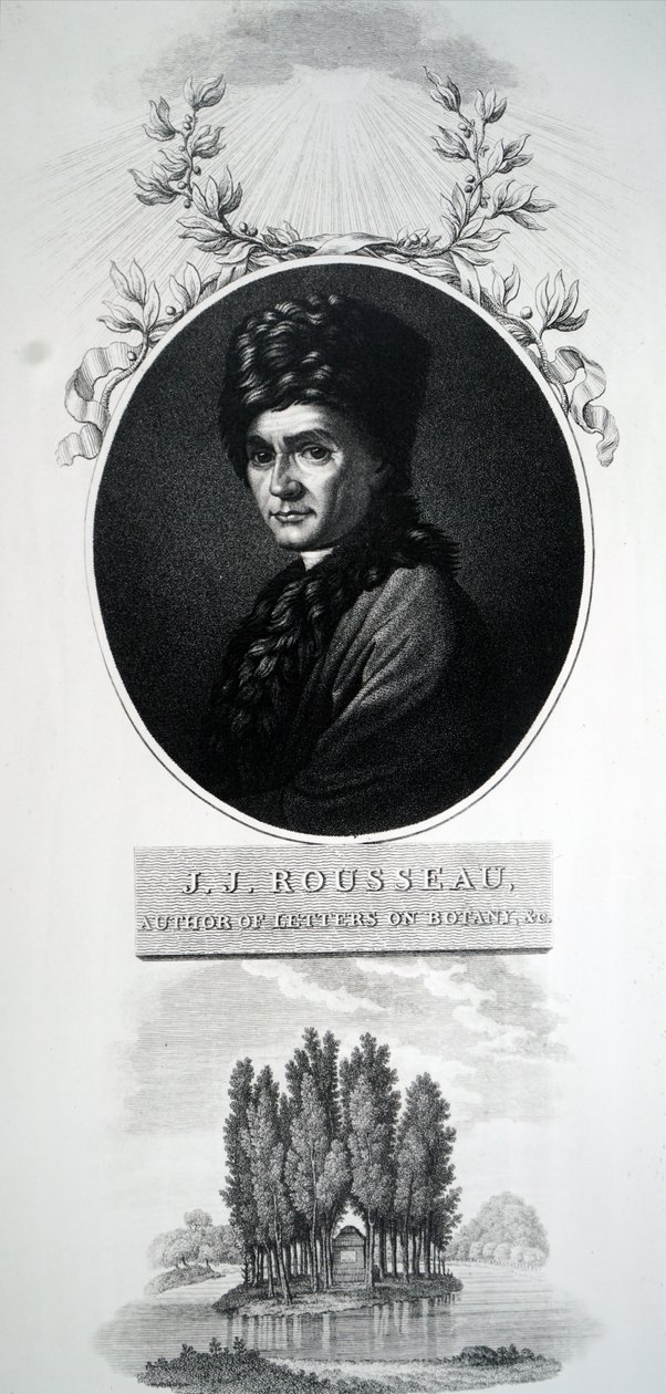 Jean-Jacques Rousseau. af Unbekannt