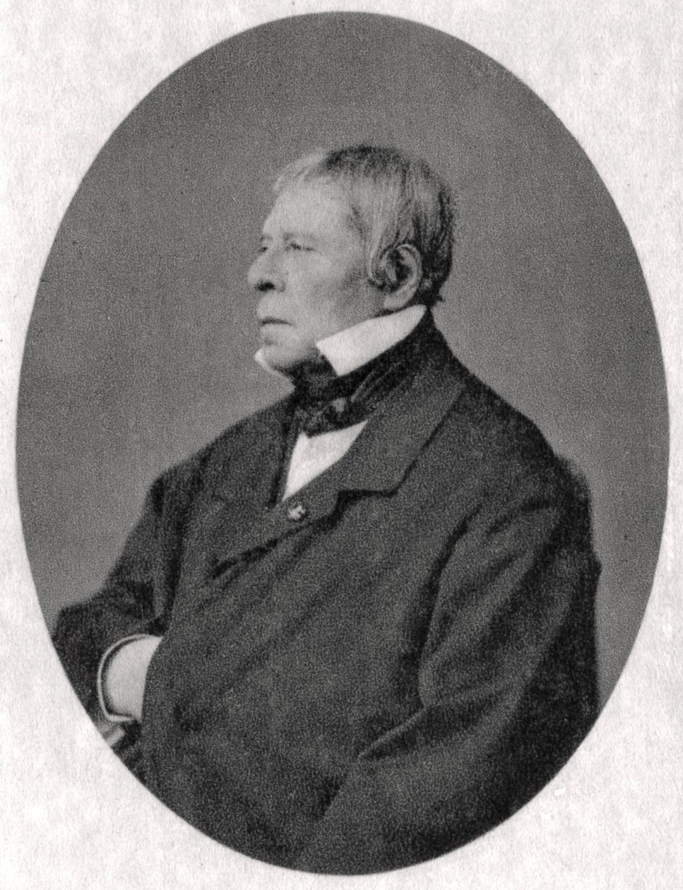 Jean Auguste Dominique Ingres, fransk nyklassicistisk kunstner, 1841 af Unbekannt