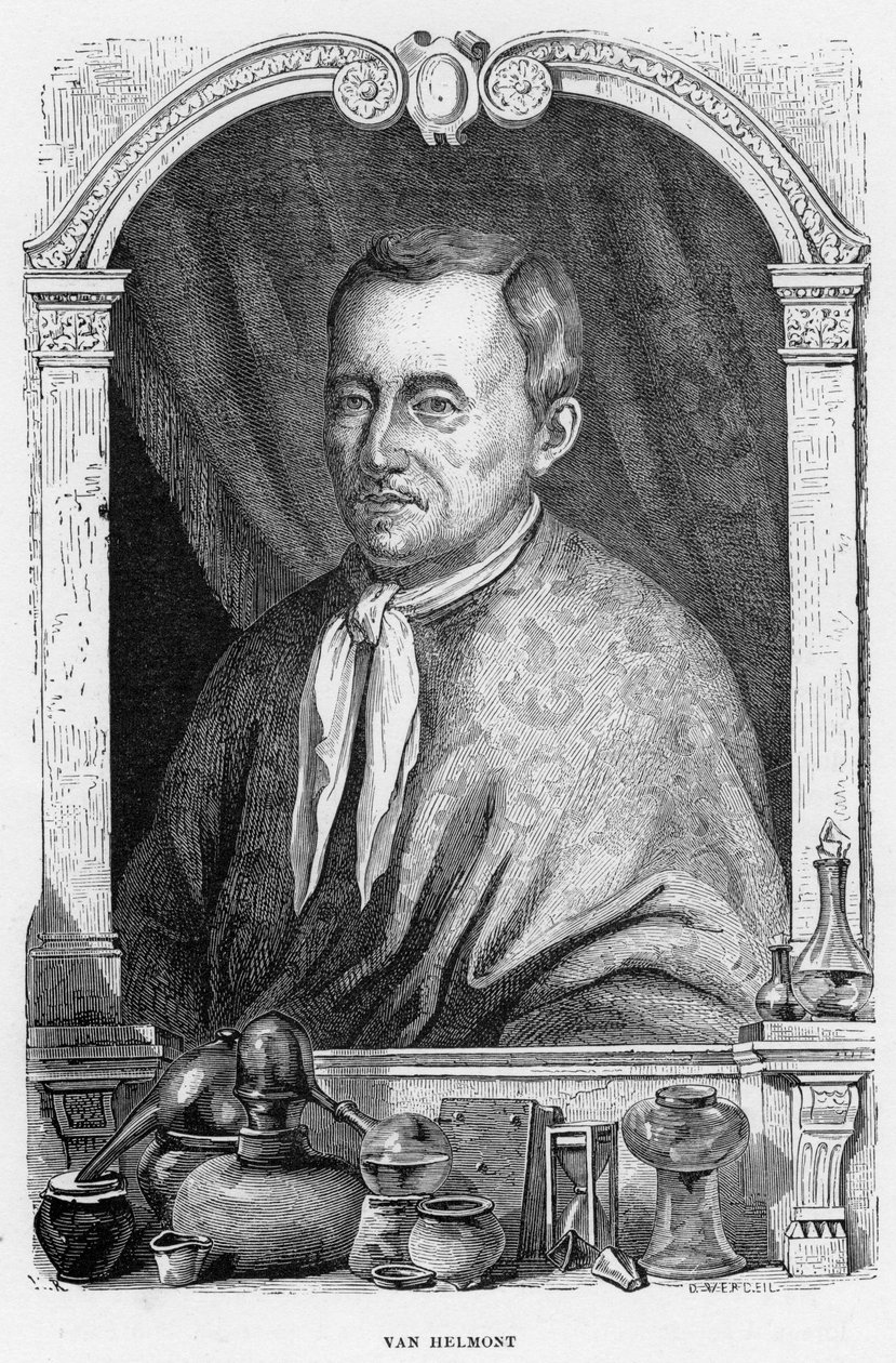 Jean Baptiste von Helmont, belgisk læge og kemiker, 1870 af Unbekannt