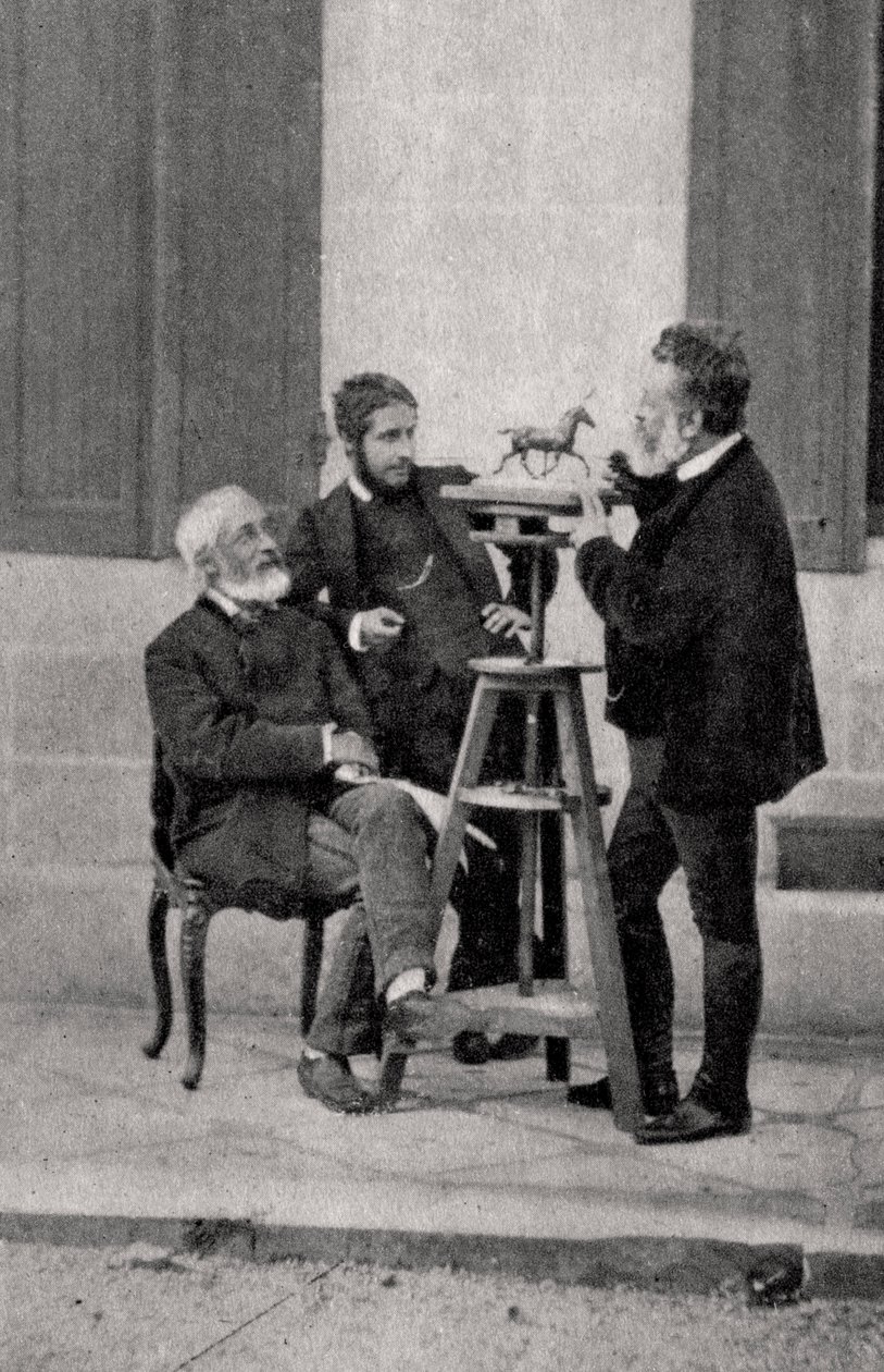 Jean Louis Ernest Meissonnier, fransk maler og billedhugger, 1880 af Unbekannt