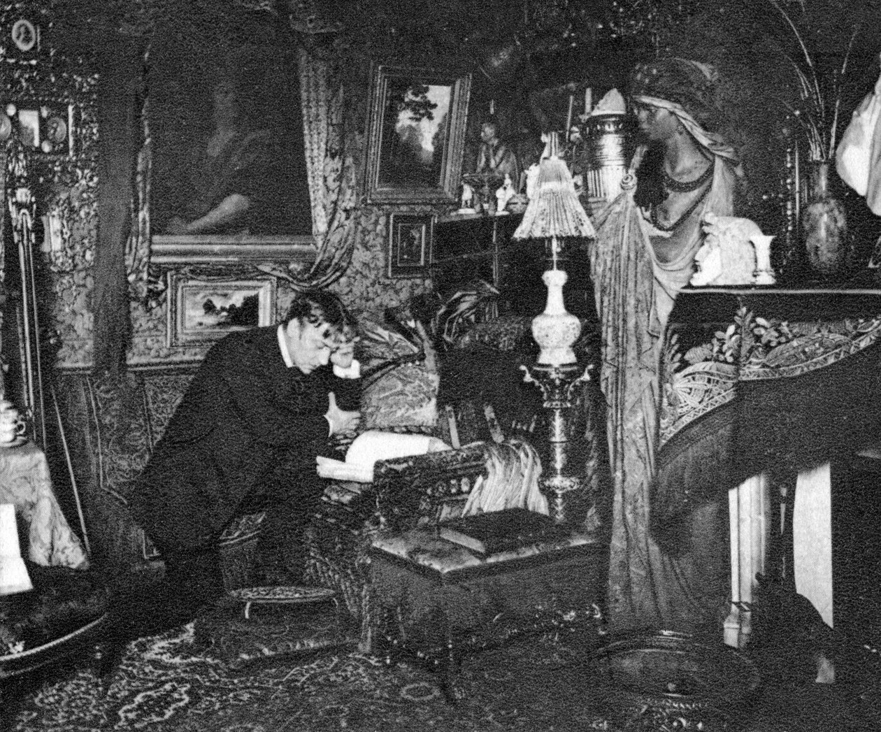Jean Mounet-Sully, fransk skuespiller, 1910 af Unbekannt