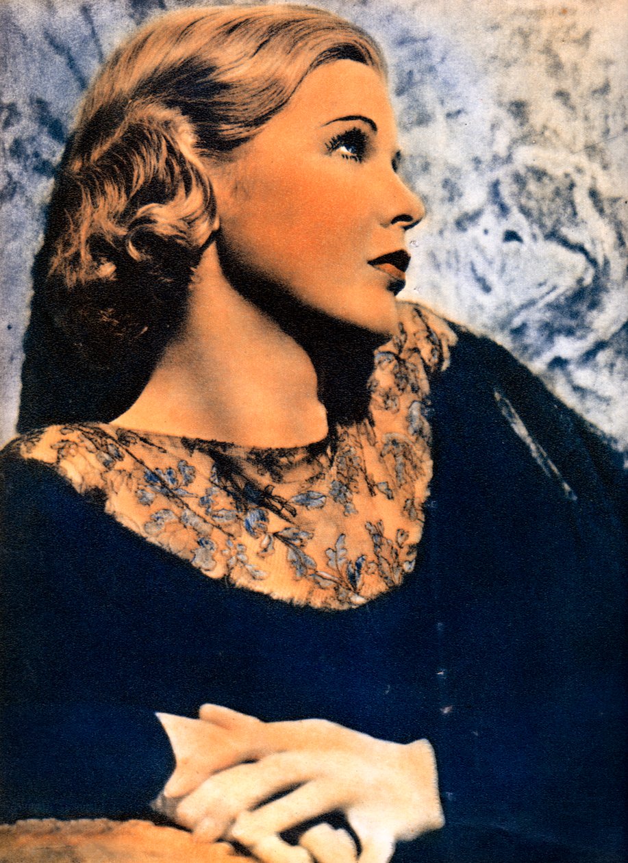Jean Muir, amerikansk skuespillerinde, 1934-1935 af Unbekannt
