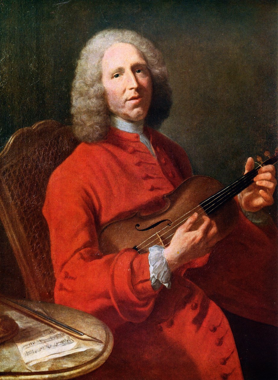 Jean Philippe Rameau 1683-1764, fransk komponist af Unbekannt