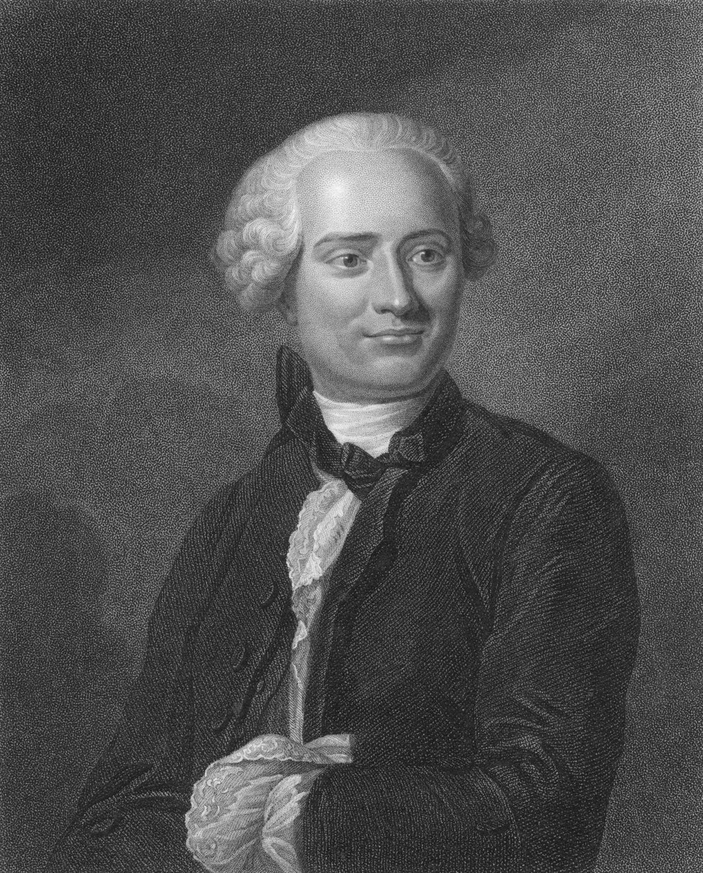 Jean le Rond dAlembert, fransk filosof og matematiker fra det 18. århundrede, 1834 af Unbekannt