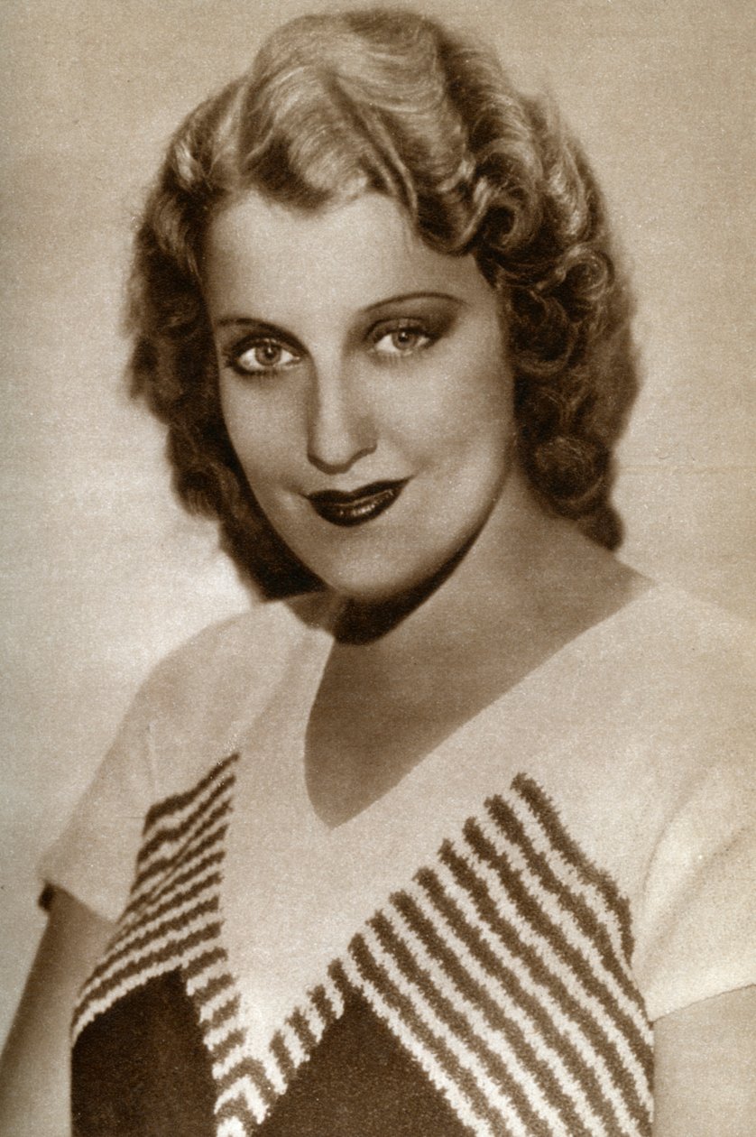 Jeanette MacDonald, amerikansk skuespillerinde, 1933 af Unbekannt
