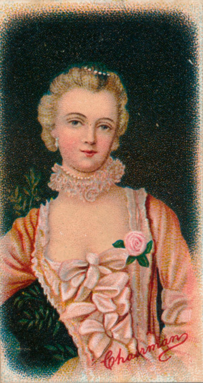 Jeanne Antoinette Poisson, også kendt som Madame de Pompadour 1721-1764, 1912 af Unbekannt