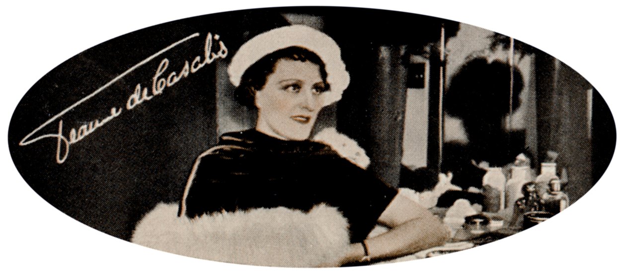 Jeanne de Casalis 1897-1966, Basutoland-født britisk skuespillerinde af scene, radio og film, 1935 af Unbekannt