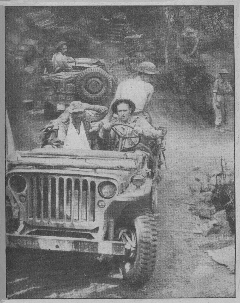Jeep-Turned-Ambulance, 1943-44 af Unbekannt