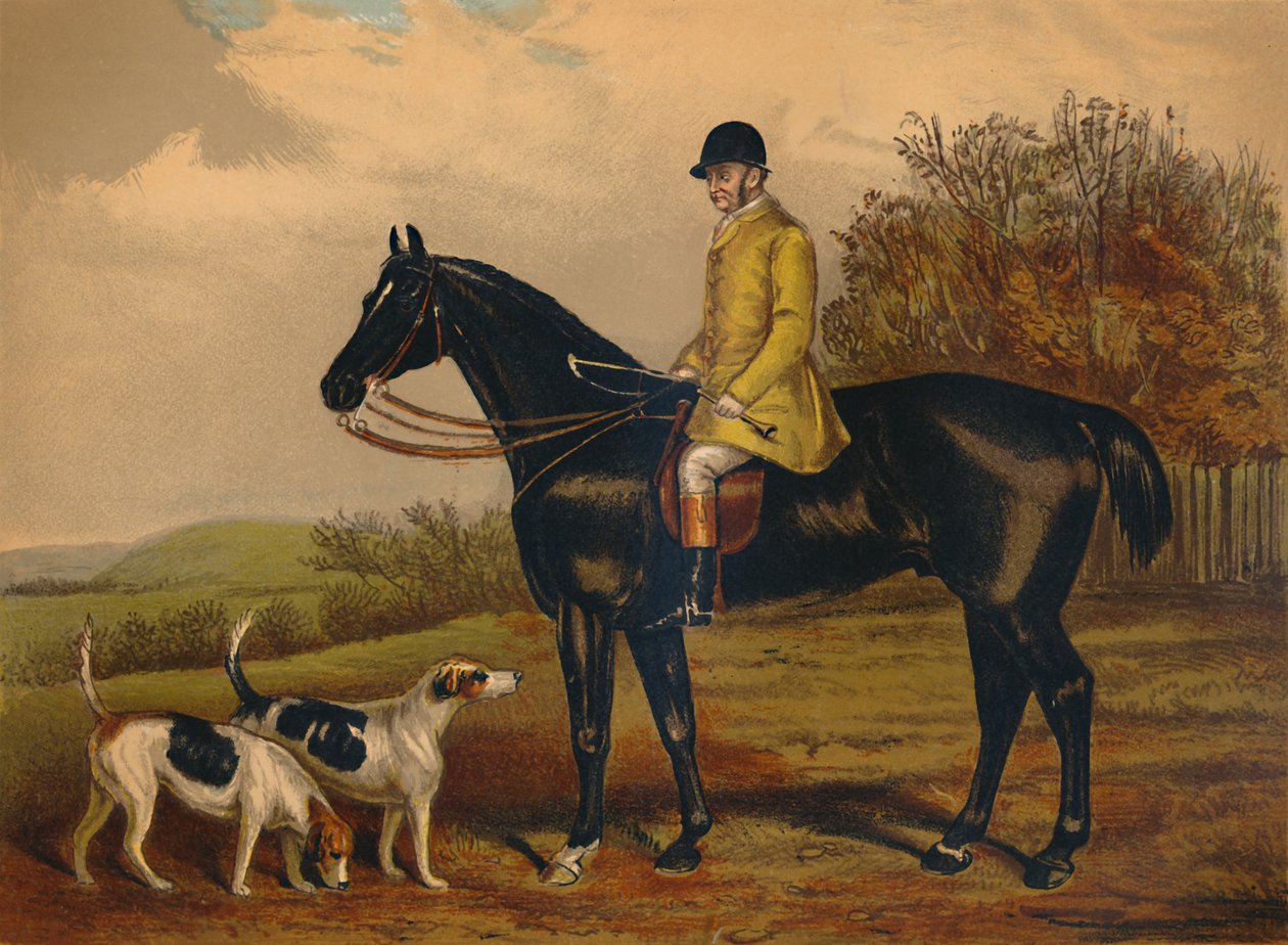 Jem. Morgan - Huntsman of the Berkeley Hunt, c1879. af Unbekannt