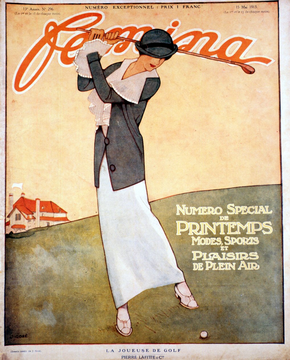 Jemima, magasinforside, fransk, maj 1913 af Unbekannt