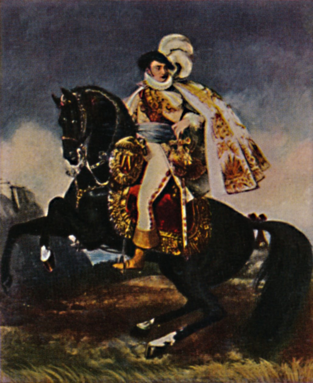 Jerome Bonaparte 1784-1860. - Maleri af Gros, 1934. af Unbekannt
