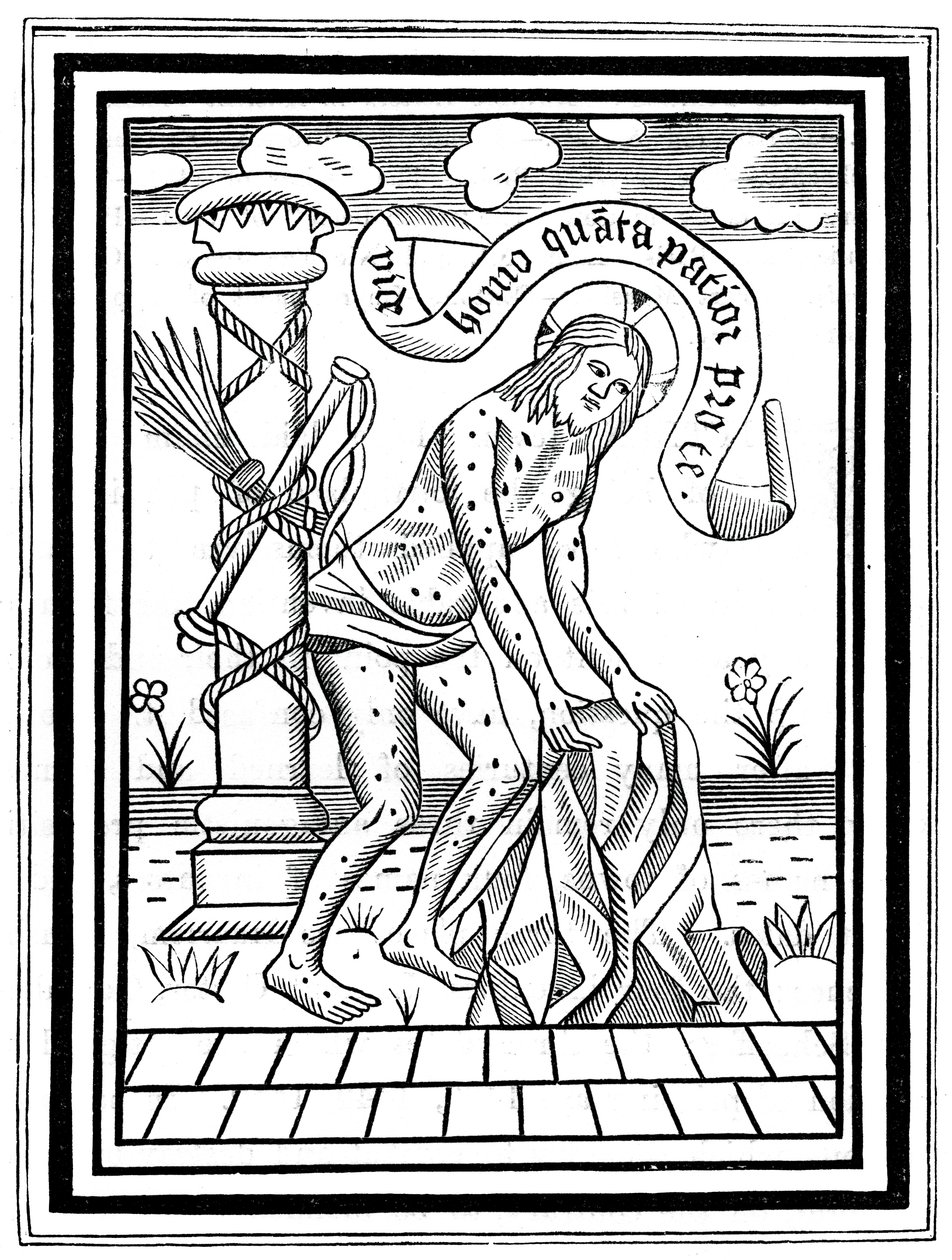 Jesus Kristus efter hans flagelation, c1400-tallet, 1870 af Unbekannt