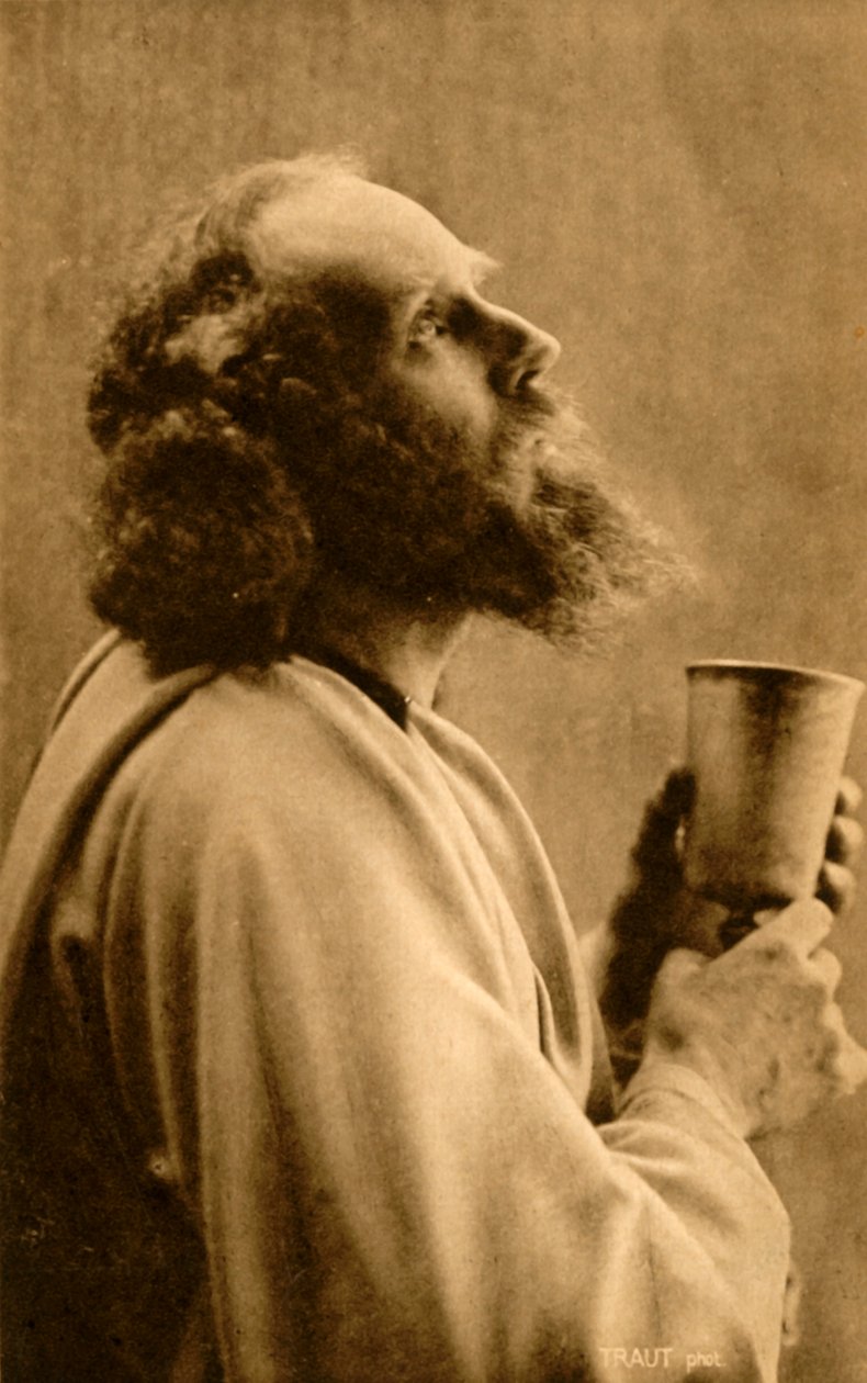Jesus ved den sidste nadver, 1922. af Unbekannt